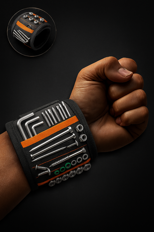 Brazalete Magnetico Porta Tornillos Brocas Clavos
